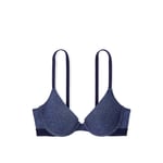 Track Stock of Wear Everywhere™ Push-Up Bra - Dark Denim - 34-AA