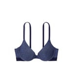Track Stock of Wear Everywhere™ Push-Up Bra - Dark Denim - 36-DDD (F)