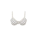 Track Stock of Wear Everywhere™ Push-Up Bra - Winter White Grey Plaid - 42-A