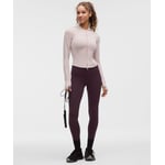 Track Stock of Wunder Train High-Rise Tight 28" - Black Plum - 2
