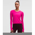Track Stock of Swiftly Tech Long-Sleeve Shirt 2.0 *Waist Length - Jewelled Magenta/Jewelled Magenta - 2