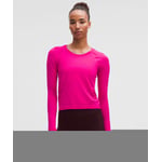 Track Stock of Swiftly Tech Long-Sleeve Shirt 2.0 *Waist Length - Jewelled Magenta/Jewelled Magenta - 4