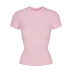 Track Stock of Skims Cotton Jersey T Shirt  - Cherry Blossom