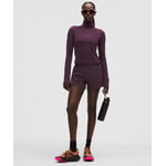 Track Stock of Hotty Hot High-Rise Lined Short 4" - Black Plum - 4