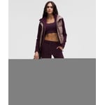 Track Stock of lululemon Scuba High-Rise Short 5" - Black Plum