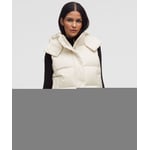 Track Stock of Wunder Puff Cropped Vest - Light Ivory