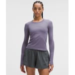 Track Stock of Swiftly Tech Long-Sleeve Shirt 2.0 *Waist Length - Grape Mist/Grape Mist - 10