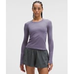 Track Stock of Swiftly Tech Long-Sleeve Shirt 2.0 *Waist Length - Grape Mist/Grape Mist - 4