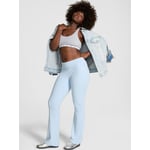 Track Stock of Foldover Kick-Flare Leggings - Icy Blue Bling Santas Fave - S-Short