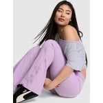 Track Stock of Foldover Kick-Flare Leggings - Purple - XXL-Regular