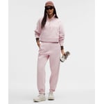 Track Stock of Scuba Mid-Rise Oversized Jogger *Regular - Porcelain Pink - M