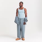 Track Stock of Skims Cotton Mens Rib Tank 3 Pack - Verdant Dark Sepia Multi - 5 X