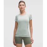 Track Stock of Swiftly Tech Short-Sleeve Shirt 2.0 *Hip Length - Pelican/Pelican - 6