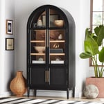 Track Stock of Member's Mark Enzo Storage Cabinet With Rattan Cabinet Doors