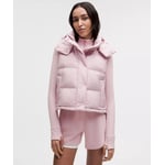 Track Stock of Wunder Puff 600-Down-Fill Cropped Vest - Porcelain Pink - 14