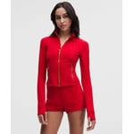Track Stock of Define Cropped Jacket *Nulu - Oxford Red/Gold/Gold - 6