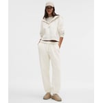 Track Stock of Scuba Mid-Rise Oversized Jogger *Regular - Light Ivory