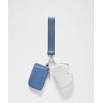 Track Stock of Dual Pouch Wristlet - Prep Blue/Polo Pastel/Silver - ONE SIZE