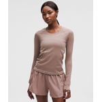Track Stock of Swiftly Tech Long-Sleeve Shirt 2.0 *Waist Length - Ashen Rose/Ashen Rose - 0