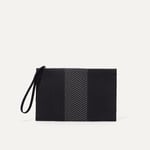 Track Stock of Rothy's The Wristlet - Shadow Black