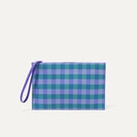 Track Stock of Rothy's The Wristlet - Blueberry Gingham