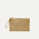 Track Stock of Rothy's The Wristlet - Golden Perf