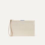 Track Stock of Rothy's The Wristlet - Ivory Perf