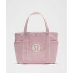 Track Stock of Daily Multi-Pocket Mini Canvas Tote Bag 6.5L - Mink Berry/Light Ivory - ONE SIZE