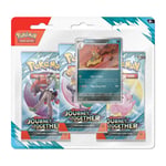 Track Stock of Pokemon Scarlet & Violet Journey Together 3 Pk Booster - Scrafty