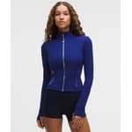 Track Stock of Define Cropped Jacket Nulu - Clubhouse Blue/Mirror Silver/Mirror Silver