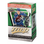 Track Stock of 2025-26 Upper Deck NHL MVP Hockey Blaster Box