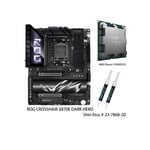 Track Stock of ASUS ROG Crosshair X870E Dark Hero ATX motherboard & AMD Ryzen 9 9900X3D CPU Combo, AMD AM