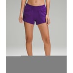 Track Stock of Hotty Hot Low-Rise Lined Short 4" - College Purple - 10
