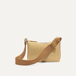 Track Stock of Rothy's The Casual Crossbody - Brown Butter Raffia Knit