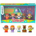 Track Stock of Little People Collector Scooby-Doo Cartoon TV Series Special Edition Set for Fans, 5 Figur
