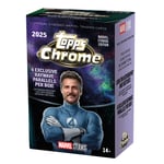 Track Stock of 2025 Topps Chrome Marvel Studios Value Box