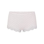 Track Stock of Skims Fits Everybody Lace Boy Short - Slate Pin Dot Print - Xs