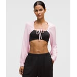 Track Stock of BeCalm Shrug - Blissful Pink - L