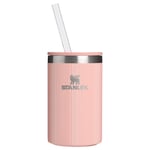 Track Stock of Stanley The Everyday Can Cooler Cup | 10 Oz - Peach Rose Picnic Stripe
