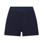 Track Stock of Skims Cotton Rib Loose Boxer - Navy - 2 X