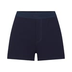 Track Stock of Skims Cotton Rib Loose Boxer - Navy - S