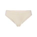 Track Stock of Skims Lightweight Cotton Lace Brief  - Butter Tonal