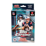 Track Stock of 2025 Topps Chrome Football NFL Hanger Box