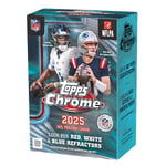 Track Stock of 2025 Topps Chrome Football Factory Sealed Value Box