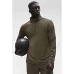 Track Stock of Alo Conquer 1/4 Zip Reform Long Sleeve - Olive Tree - S