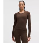 Track Stock of Swiftly Tech Long-Sleeve Shirt 2.0 *Waist Length - Walnut Crunch/Walnut Crunch - 2