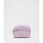 Track Stock of Lululemon City Essentials Pouch Mini - Lilac Play/Silver