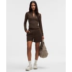 Track Stock of lululemon Scuba High-Rise Short 5" - Walnut Crunch