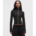 Track Stock of Define Cropped Jacket *Nulu - Black/Gold/Gold - 0
