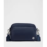 Track Stock of Lululemon Everywhere Crossbody Bag 2L - Metal Hardware - Club Blue/Silver